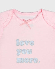 Set 5 Bodys Estampado Love Rosa Pink