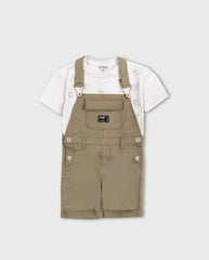 Conjunto Overol Camiseta Dog Estilo