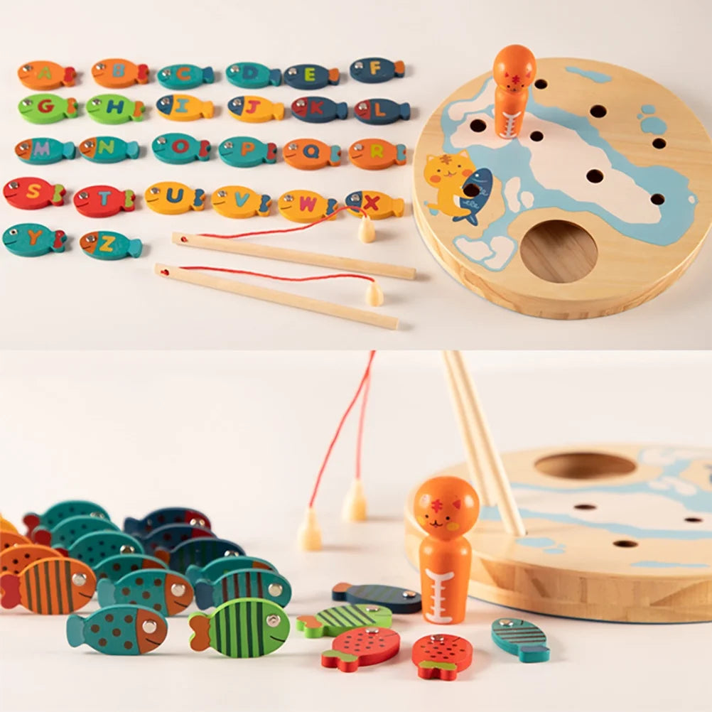 Juguete Pesca Madera Montessori