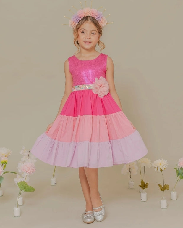 Vestido para Fiesta Aventura Fucsia Lilo