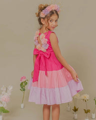 Vestido para Fiesta Aventura Fucsia Lilo Modelo