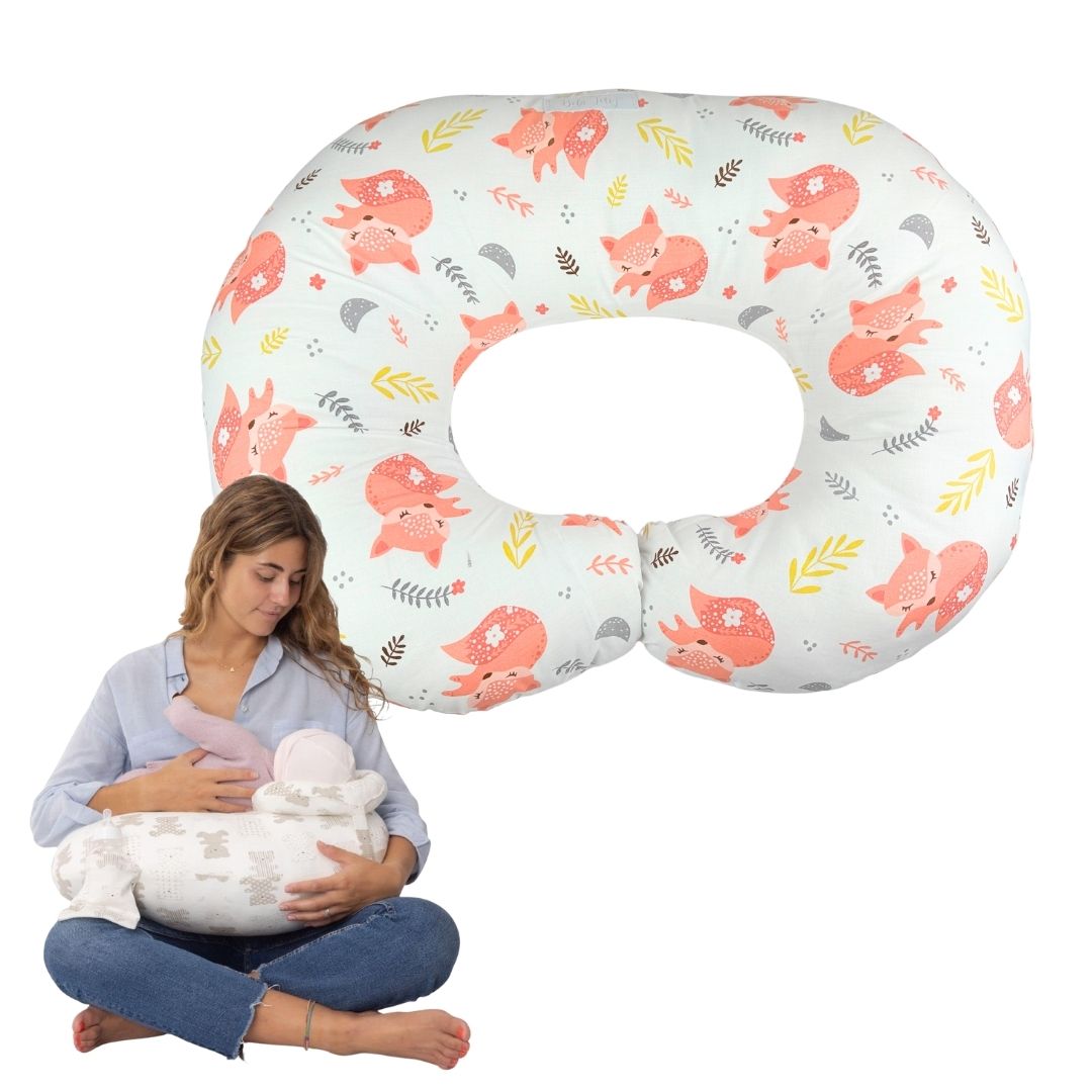 Almohada Para Lactancia Estampado El Bebé Feliz