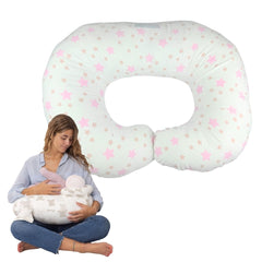 Almohada Para Lactancia Estampado El Bebé Feliz Estrellas