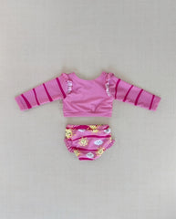 Vestido de Baño Manga Larga Sol Rosado