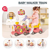 Andadera Multifuncional Tren Baby Rosa