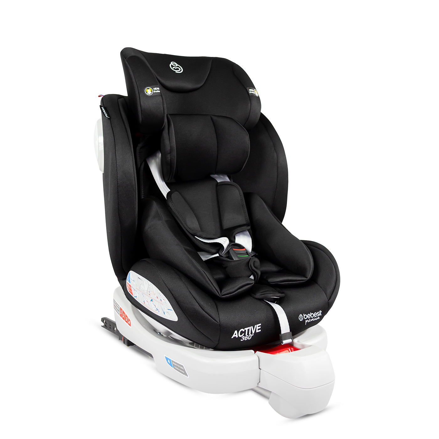 Silla de Carro Active Premium 360 Isofix Bebesit Negro