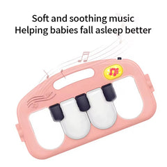 Gimnasio Piano 2 en 1 Elefante Rosa