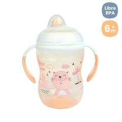 Vasos Anti Derrame Animales pink
