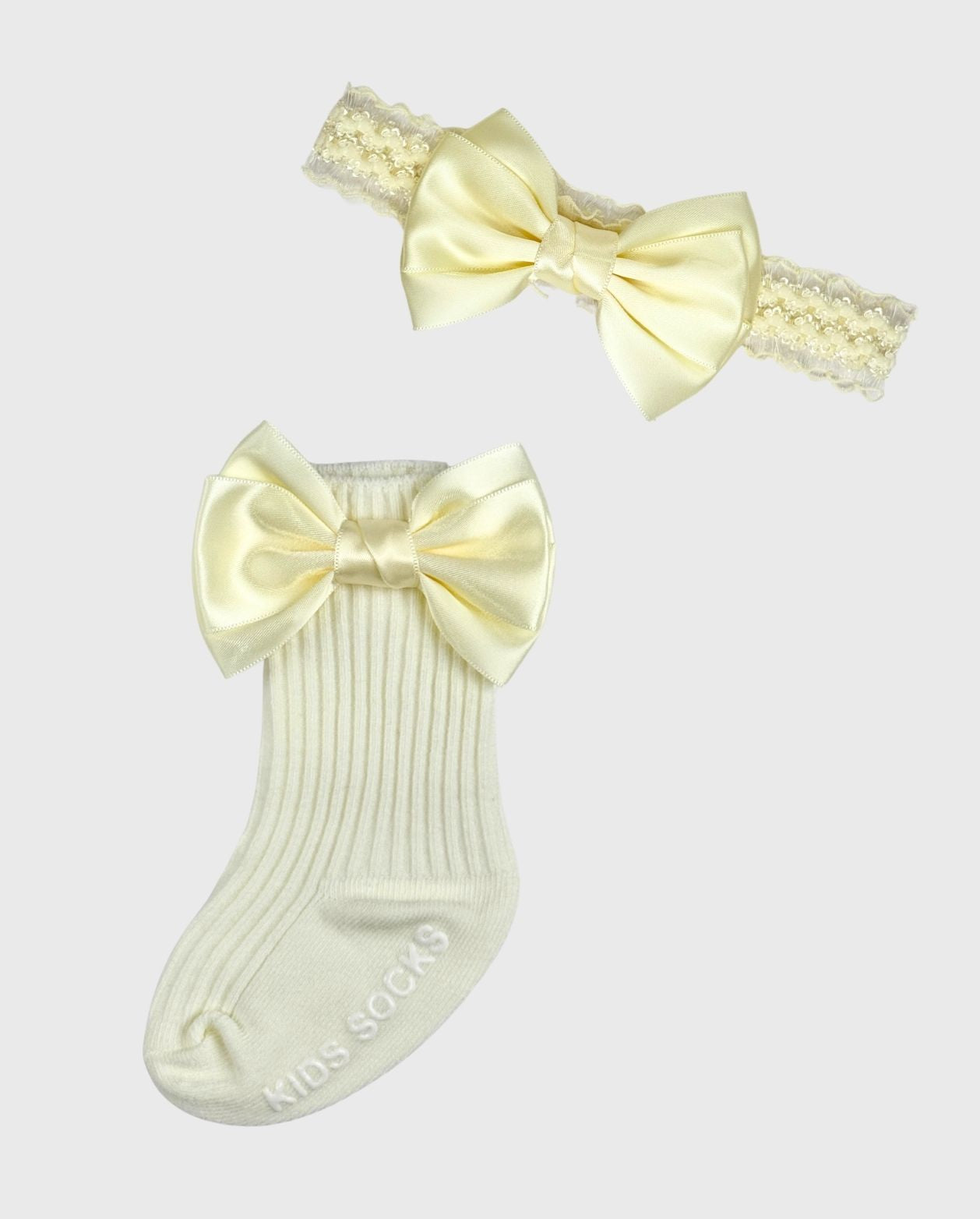 Set Medias Largas y Balacas Bebé Niña Surtido Moño