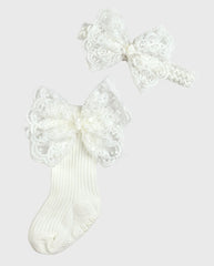 Set Medias Largas y Balacas Bebé Niña Surtido Blancas