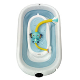 Bañera Con Termómetro y Ducha Livia azul Ebaby