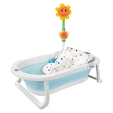 Bañera Con malla y Ducha Hawai Azul Happy Baby