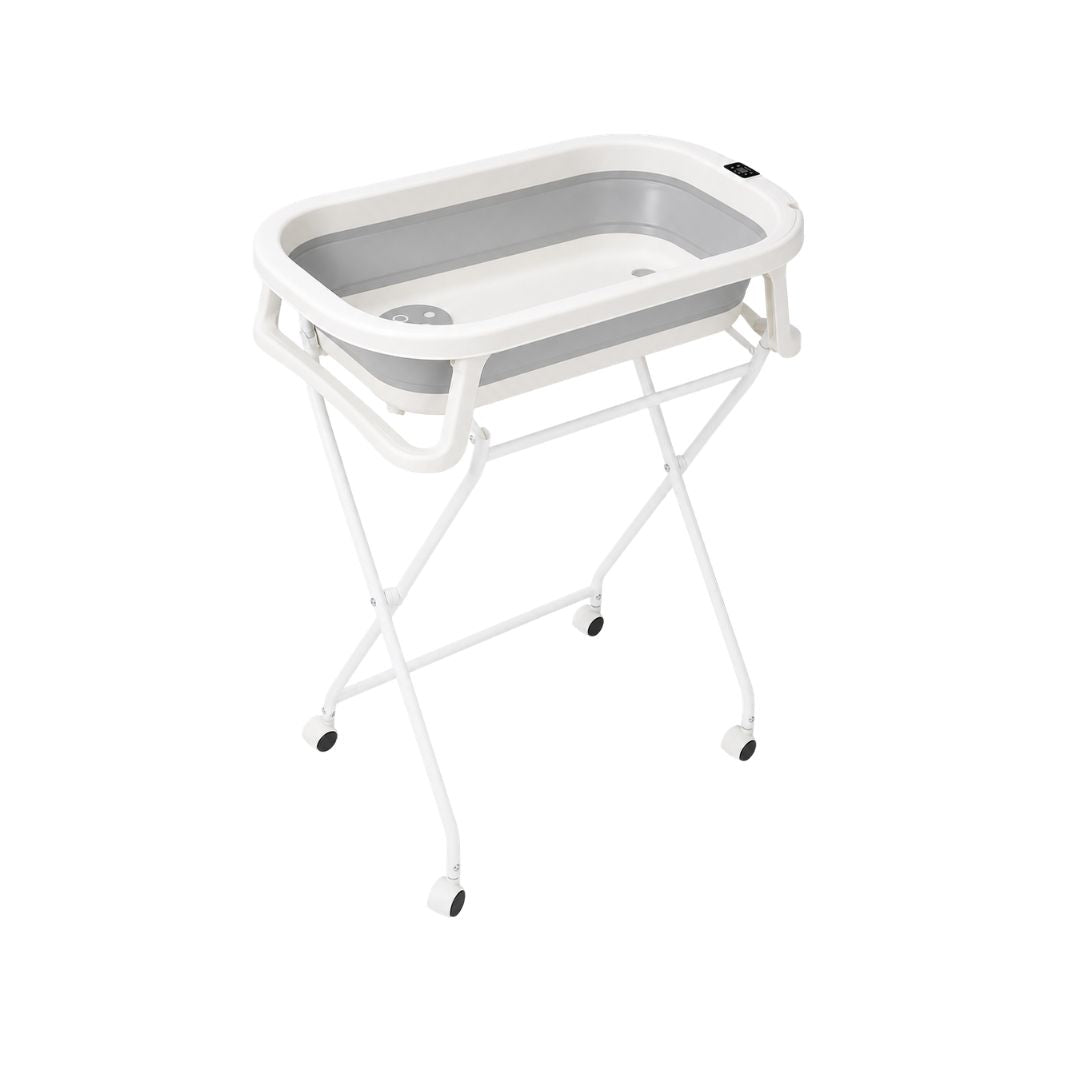 Bañera Plegable Con Soporte y Termometro