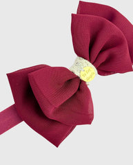 Balaca Cintillo Moño Doble Red