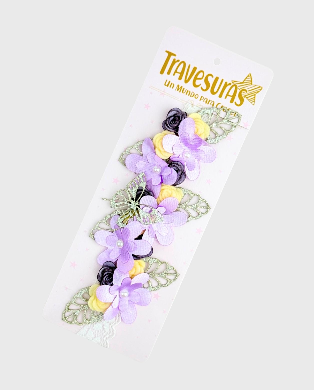 Balaca Flores Detalle Mariposa