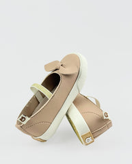 Baleta Deportiva Café Con Moño Coquette