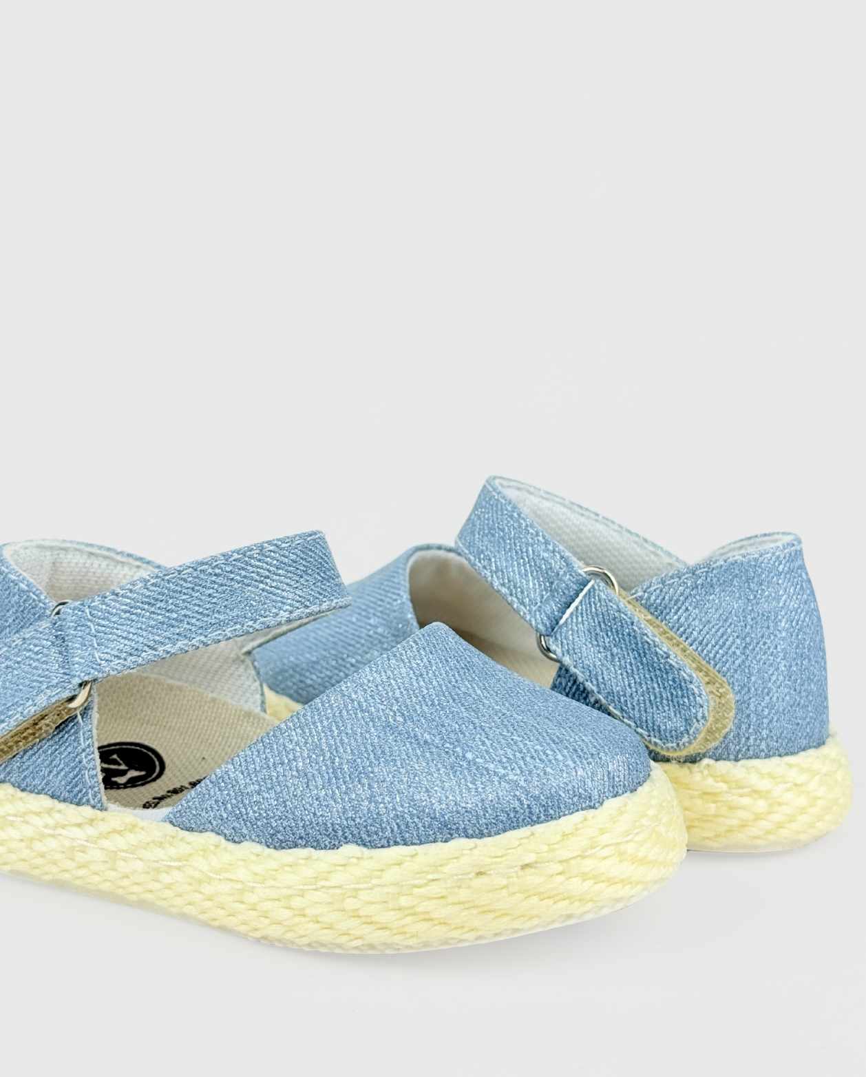 Baleta Salomé Yute Jean Escarcha AZUL