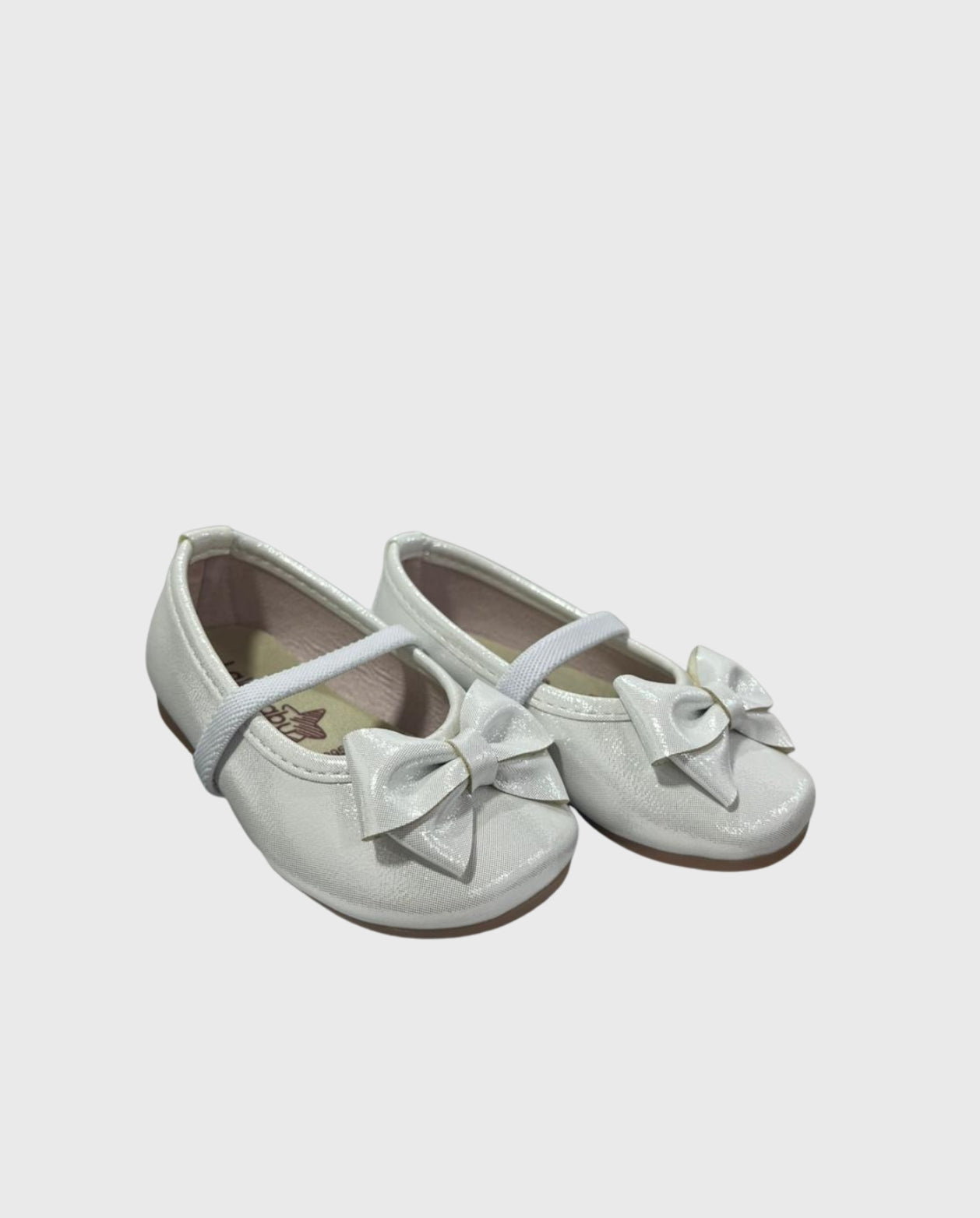 Baleta Brillo Blanco