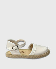 Baleta Crochet Blanco Tokolate Moda