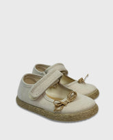 Baletas Merceditas Detalle Moño Piedra Tokolate