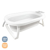Bañera Plegable Con Termómetro Oso Gris