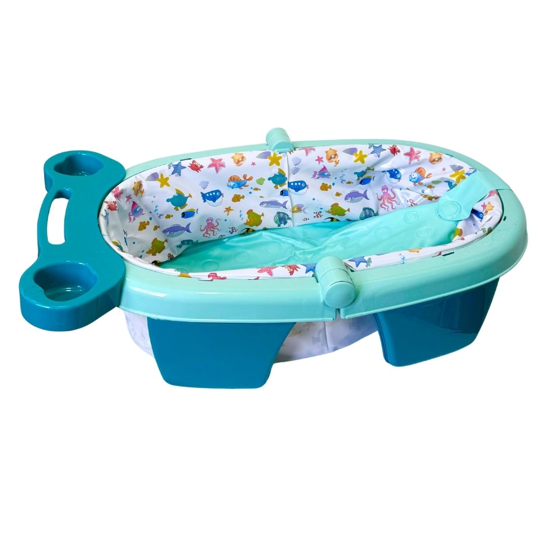 Bañera Inflable Para Bebés Peces Blue