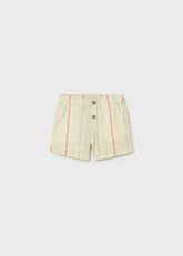 Bermuda Bambula Rayas Beige Mayoral