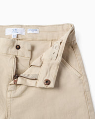 Bermuda Dril Clasica Beige Zippy cierre