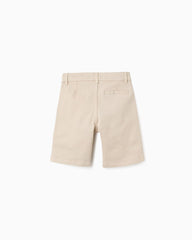 Bermuda Dril Clasica Beige Zippy diseño