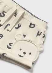 Bermuda Estampado Letras Beige Mayoral DETALLE