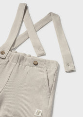 Bermuda Tirantes Gris Mayoral detalle