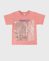 Blusa Estampado Animal Print Crema Salmon