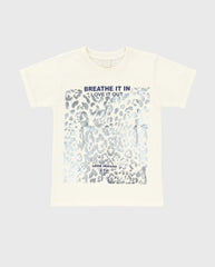 Blusa Estampado Animal Print Crema Crema