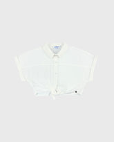 Blusa Liz Con Amarre Marfil