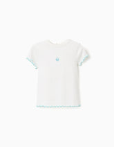Blusa Bordes Corazon Blanco Zippy