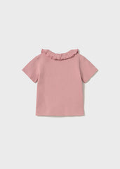 Blusa Cuello Volante Rosa Mayoral diseño