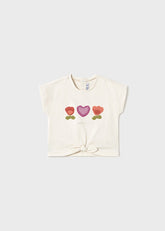 Blusa Detalle Croché Blanco Mayoral