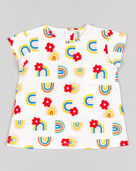 Blusa Estampado Arcoíris Losan