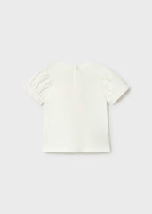 Blusa Muleca Detalle Tul Rosa Blanco Mayoral DISEÑO