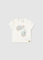 Blusa estampada Mariposas Crudo Mayoral diseño