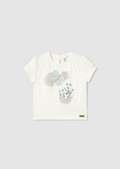 Blusa estampada Mariposas Crudo Mayoral diseño