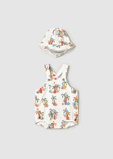 Body Con Pava Estampado Pajaro Mayoral