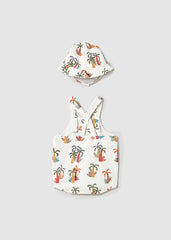 Body Con Pava Estampado Pajaro Mayoral diseño