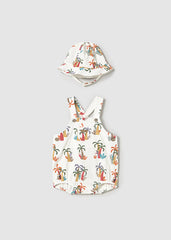 Body Con Pava Estampado Pajaro Mayoral