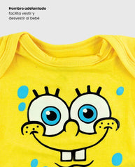 Body Estampado Bob Esponja Amarillo Color