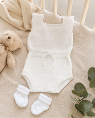 Body en Tricot Detalle Puntos Lazo.