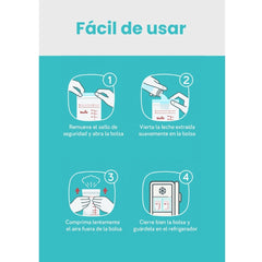 Bolsas Recolectoras De Leche Materna 50 220ml Genial® Instrucciones
