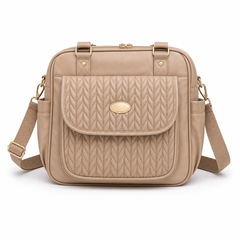 Bolso Pañalera Baby Sky Sintetico CAFE