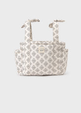 Bolso Pañalera Estampado Beige Mayoral