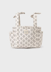 Bolso Pañalera Estampado Beige Mayoral